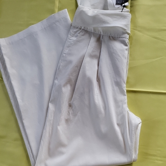 ZARA  Women’s Wide Leg Pants Cream  size S - Picture 4 of 14